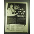 1972 NRA National Rifle Association Ad