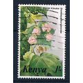 Kenya 1983 SG263 Ke4 Flowers 1'- Used Stamp