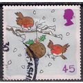 GB 2001 QE2 45p Christmas used stamps SG 2241 (...