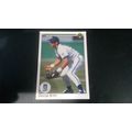 1990 Upper Deck Card # 124A George Brett Near M...