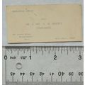 1937 wedding cake card G. M. Brook / Marjorie S...