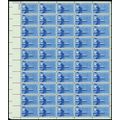 Air Force Full Sheet of Fifty 6 Cent Airmail Po...