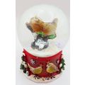 Miniature Winter Robin Snow Globe Glitter 6.5 C...