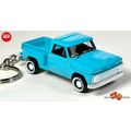 VERY RARE KEYCHAIN BLUE 64~65~66 CHEVY C10 STEP...