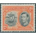 Grenada 1938 2d. black & orange Perf 12½ SG156 ...
