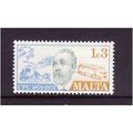 MALTA 1974 UPU 1c3 BLUE GREEN VIOLET BLUE SG 52...