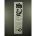 1940 Williams Shaving Cream Ad - Burgess Meredith