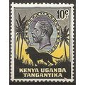 KUT 1935 SG112 10c Black & Yellow Mounted Mint ...