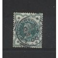 GB.SG213 1/2d Blue-Green.Fine Used.Nov24b