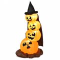 7 Feet Halloween Inflatable Pumpkin Combo with ...