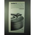1971 Dulop Gold Seal 78 Belted 4 + 2 Tires Ad