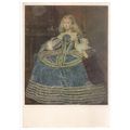 A YOUNG GIRL by Velasquez unused vintage postca...
