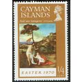 Cayman Islands 1970 Easter ¼c Yellow Brown SG26...