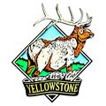 Yellowstone National Park with Elk Fridge Magnet