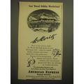1950 American Express Travel Service Ad - Year 'Round Holiday Wonderland