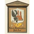 Lubeck Hamburg Old 1850 Pillar Post Box Bergedo...