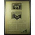1960 Kodak Retina Automatic II and Reflex S Cameras Advertisement