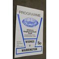 1973 Rugby Football League programme - Widnes v...