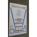 1975 Rugby Football League programme - Widnes v...