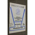 1975 Rugby Football League programme - Widnes v...