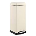 8-Gallon Retro Stainless Steel Step-On Trash Ca...