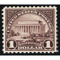 571, Mint VF NH $1 Lincoln Memorial Stamp SCV $...