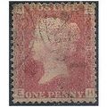 1858 SG43 1d Red Plate 89 Good/Fine Used "EH"