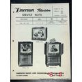 EMERSON 1951 TV model 866L 687L 696L Television...