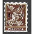 PORTUGAL 1962 1e BROWN AND GREEN ST GABRIEL SG ...