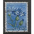 NETHERLANDS 1952 SOCIAL FUND 20c + 5c GREEN & B...