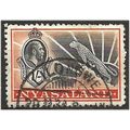Nyasaland (BCA) 1934 SG122 1/- Black & Orange F...