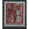 Mi 877 (**): Csomag 10kg on 30 f. brown-red Ove...
