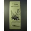 1951 Austin Car Ad - In Style in Comfort Are Ahead