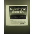 1988 Toshiba SV-970 Super VHS VCR Ad - Improve ...