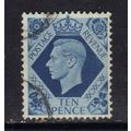 GB 1939 KGV1 10d Turquoise Blue SG 474 ( G875 )