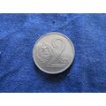 1983 CZECHOLOSVAKIA 2 KORUNY COIN.