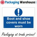 MA822 BOOT SHOE COVERS MUST BE WORN SIGN PROTEC...