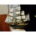 Decorative Wooden Ship fabric sails