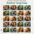 Broadway Songwriters 33 Cent Sheet of 20 Postag...