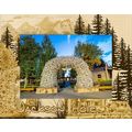Jackson Hole Wyoming Laser Engraved Wood Pictur...