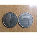 Netherlands 1988 1 Guilden Coin