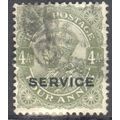 India 1912 - SG O132 - KGV 4a olive (SERVICE) -...