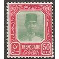 Trengganu 1921 SG41 50c Green & Bright Carmine ...