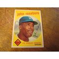 1959 Topps, JOHN ROSEBORO, #441, Dodgers