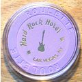 Hard Rock Casino ROULETTE Chip - Purple - Guita...
