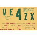 Winnipeg Canada 1960s QSL Radio Card