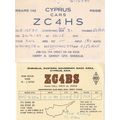 Dhekelia Cyprus QSL 2 x Radio Card