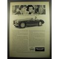 1955 Austin-Healey 100 Car Ad - He's the man who drives the Austin-Healey