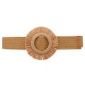 Fringe Circle Straw Belt