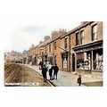 ptc1609 - Durham - Shop & Hairdressers on Front...
